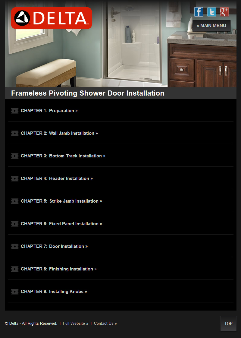 Voices Heard Media, Inc. custom page and sking for Delta Installation Instructional Experience